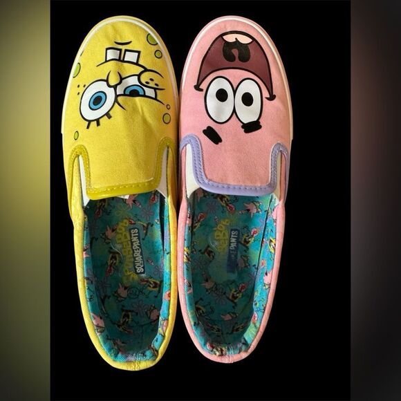 Ground Up Nickelodeon SpongeBob SquarePants Slip-Ons - Picture 1 of 4